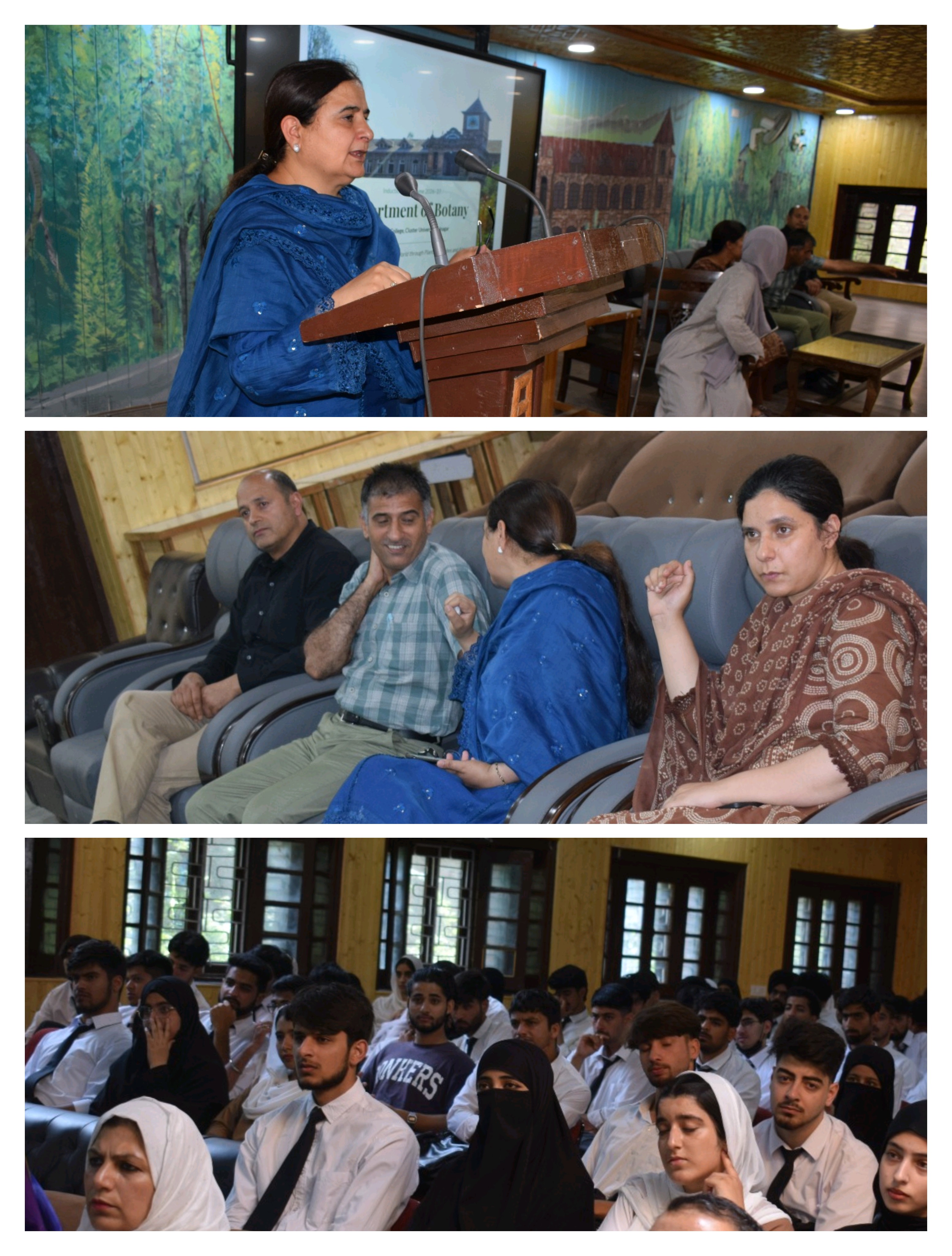 Induction programme for newly admitted students of Botany 
