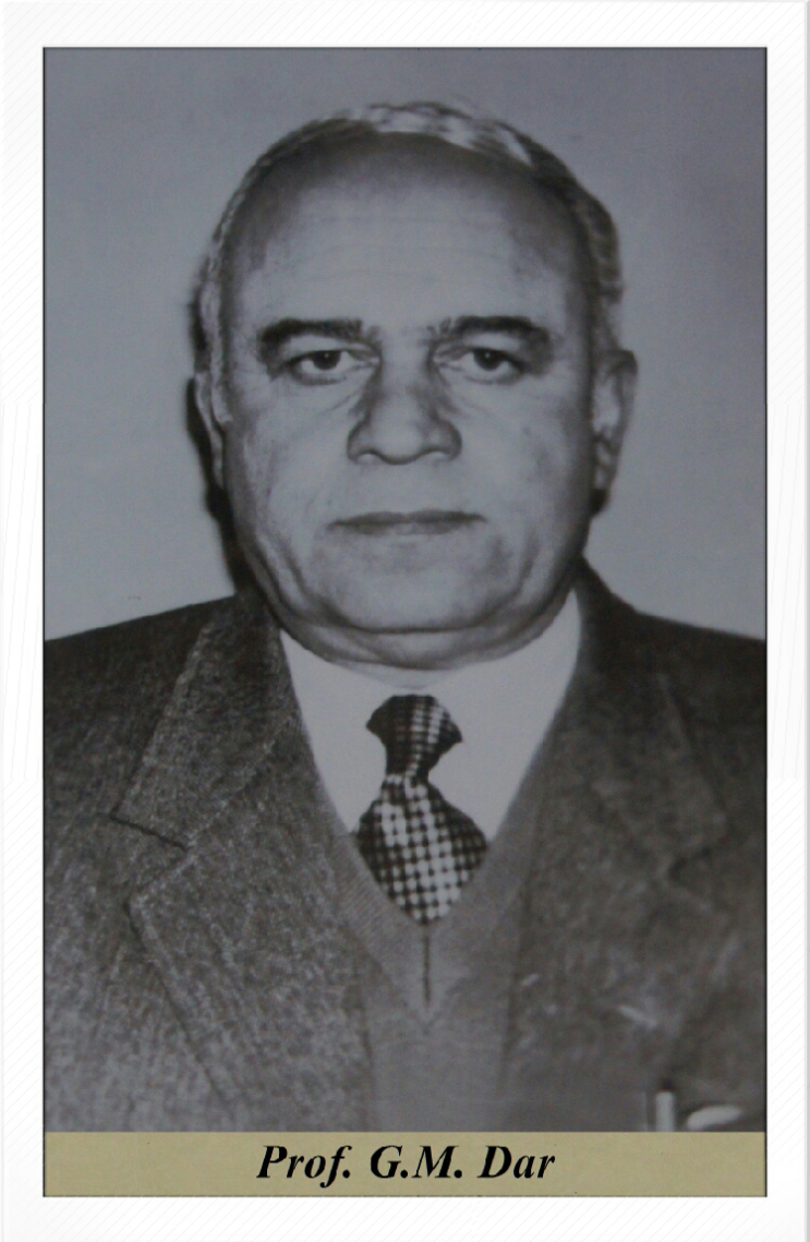 Prof. G.M. Dar